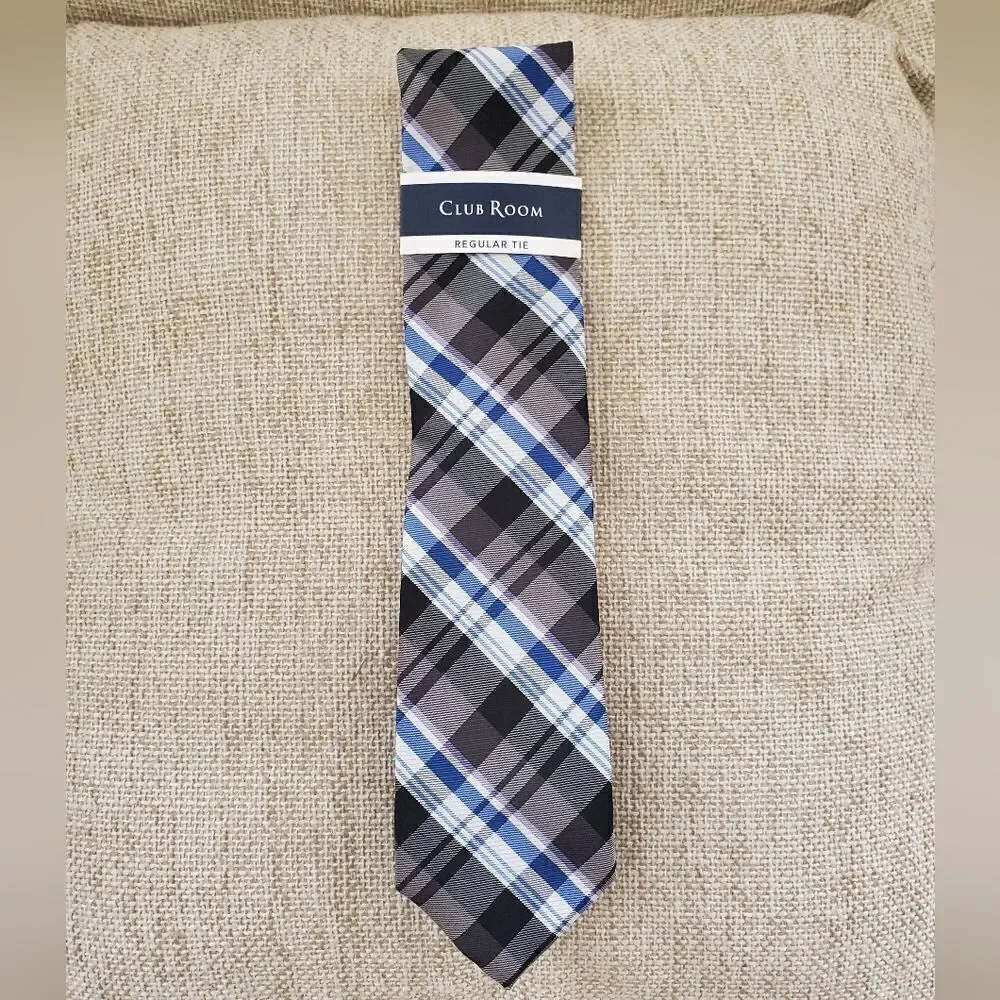Club Room Classic Westlund Plaid Tie